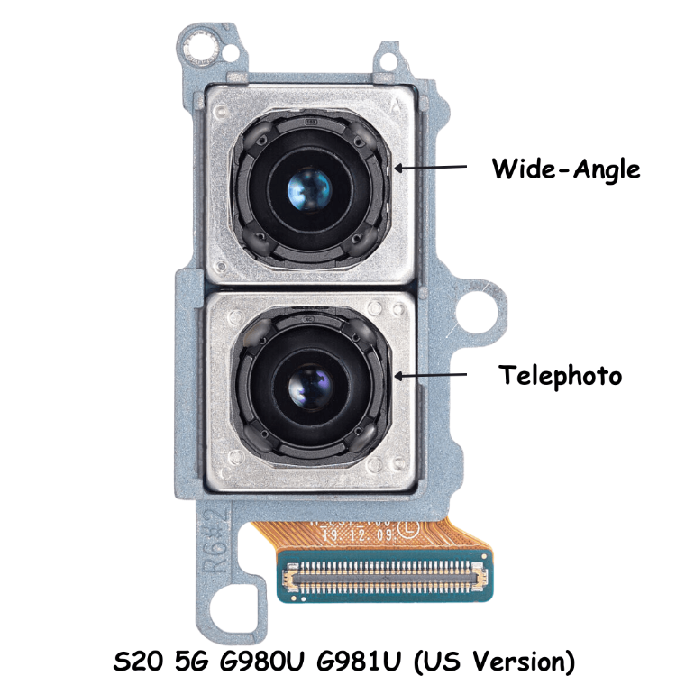 Main Rear Camera (Telephoto + Wide-Angle) For Samsung Galaxy S20 5G G980U G981U (US Version) - Best Cell Phone Parts Distributor in Canada, Parts Source Main Rear Camera (Telephoto + Wide-Angle) For Samsung Galaxy S20 5G G980U G981U (US Version) - Best Cell Phone Parts Distributor in Canada, Parts Source
